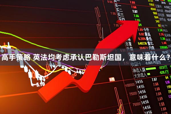 高手策略 英法均考虑承认巴勒斯坦国，意味着什么？